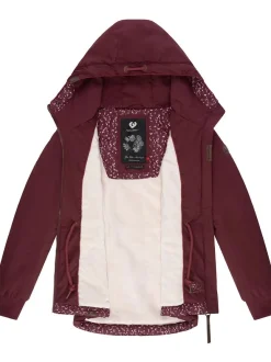 Ragwear Damen Winterjacke - YM-Danka in bordeaux