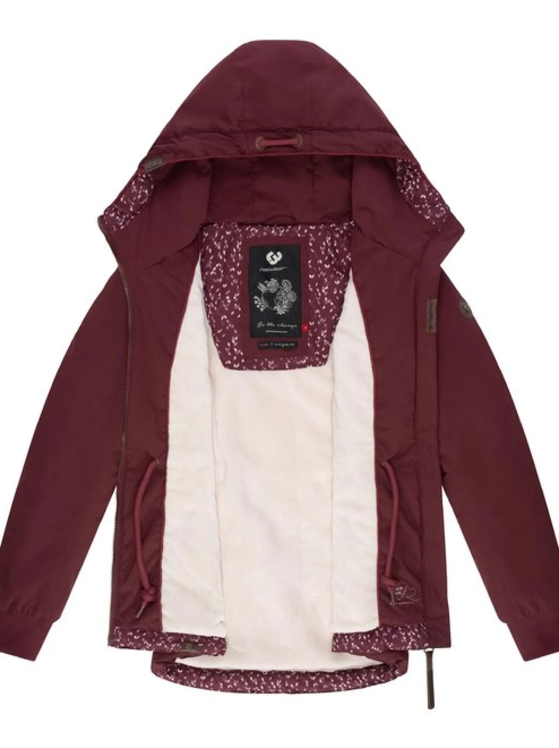 Ragwear Damen Winterjacke - YM-Danka in bordeaux