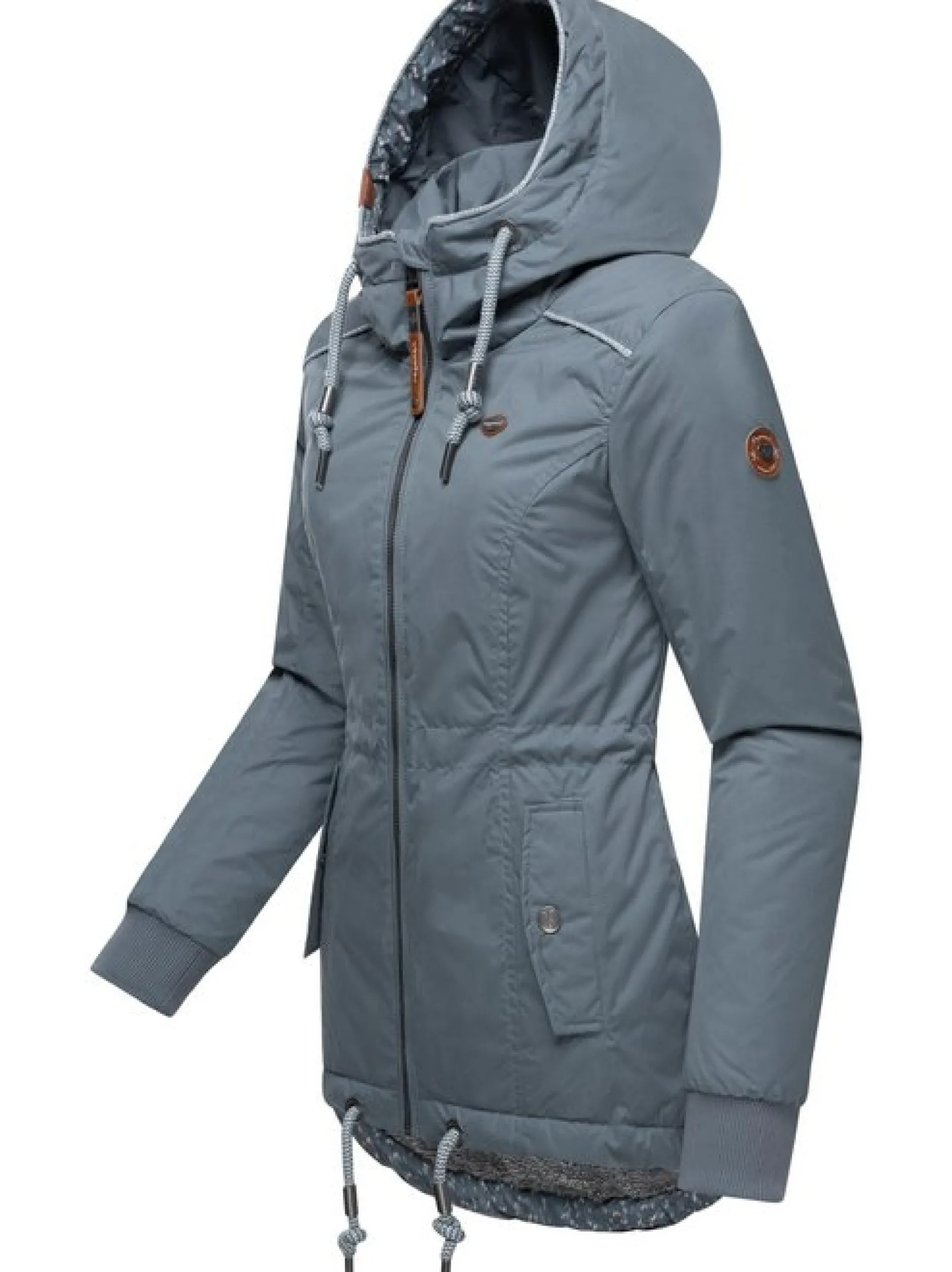 Ragwear Damen Winterjacke - YM-Danka in grau