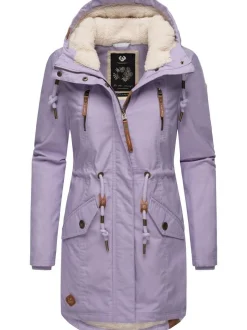 Ragwear Damen Wintermantel - Elsie in lila