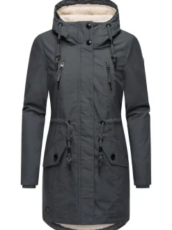 Ragwear Damen Wintermantel - Elsie in grau