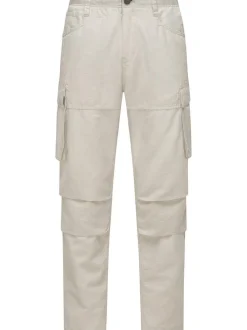 Ragwear Herren Cargohose - Merly Long Linen in beige