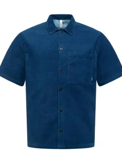 Ragwear Herren Kurzarmhemd - Teecord in blau