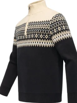 Ragwear Herren Norwegerpullover - Norwaian in schwarz