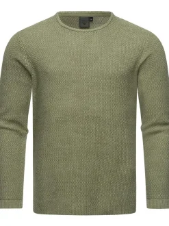 Ragwear Herren Strickpullover - Knitson in oliv