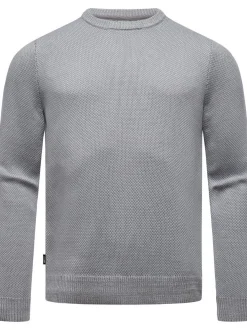 Ragwear Herren Strickpullover - Larrs in grau