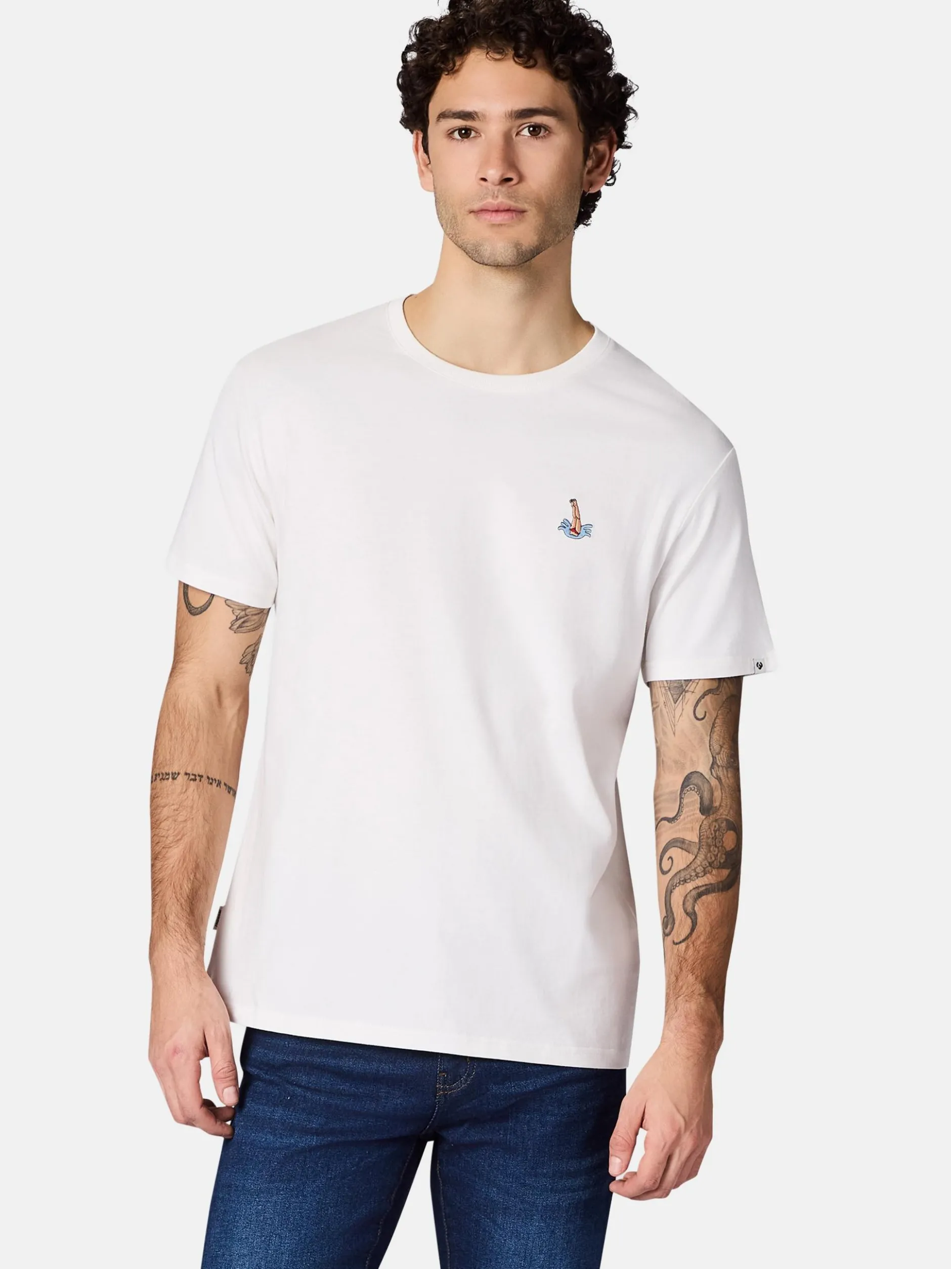 Ragwear Herren T-Shirt - Samms A YOUMODO in weiß