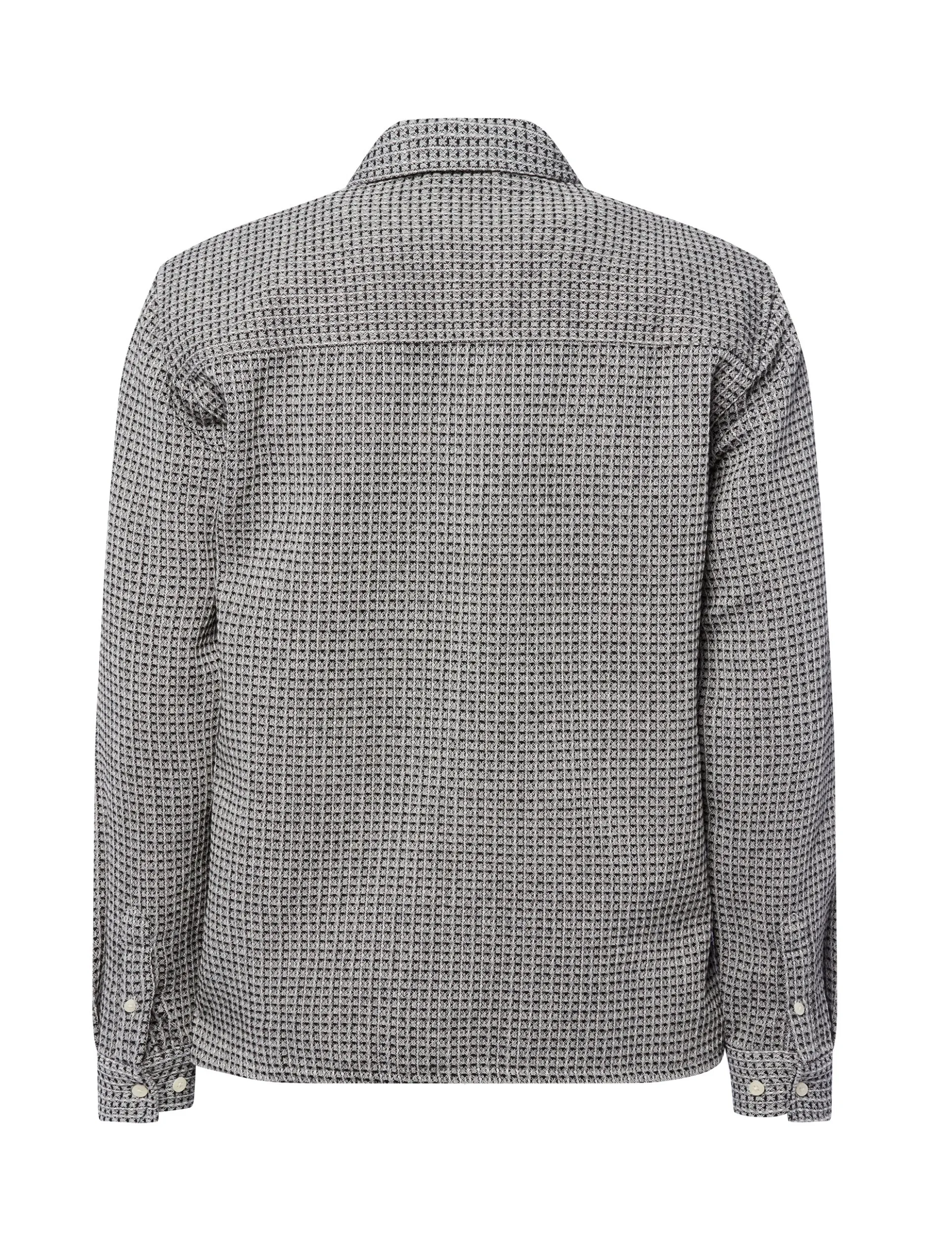 Redefined Rebel Herren Overshirt - Chen in schwarz ecru