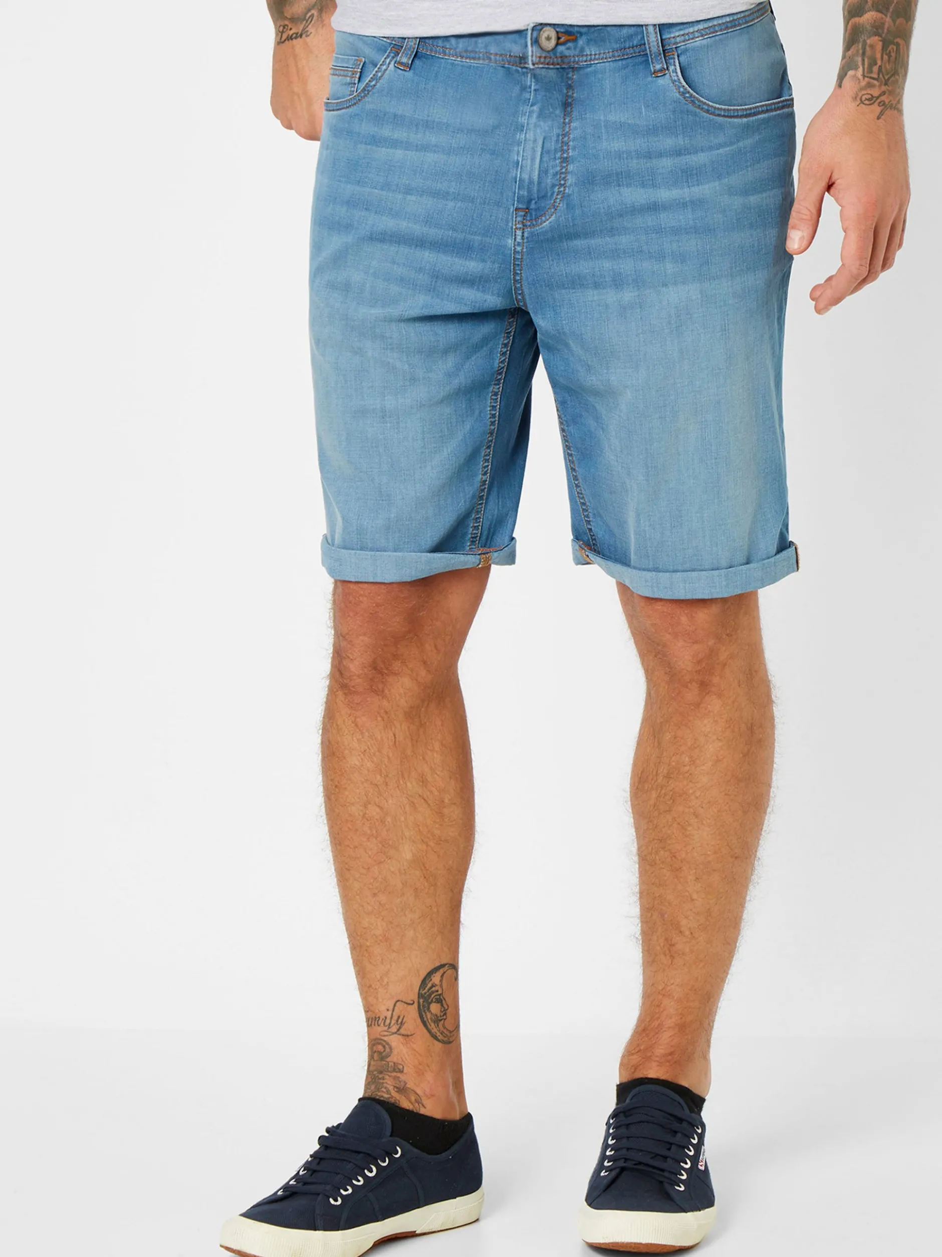 Redpoint Herren Bermuda - Markham Comfort Fit in blau