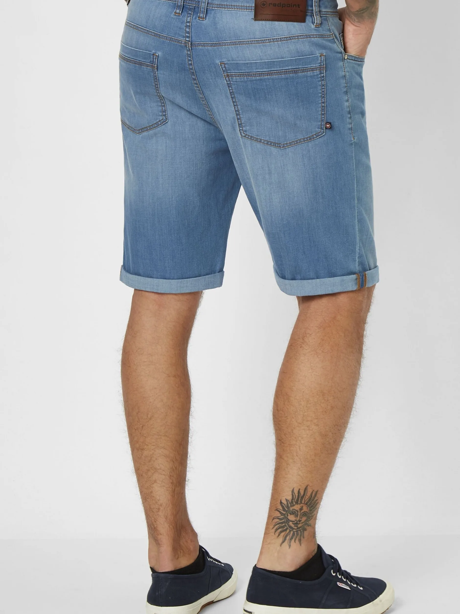 Redpoint Herren Bermuda - Markham Comfort Fit in blau