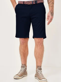Redpoint Herren Bermuda - SURREY Slim Fit in marine
