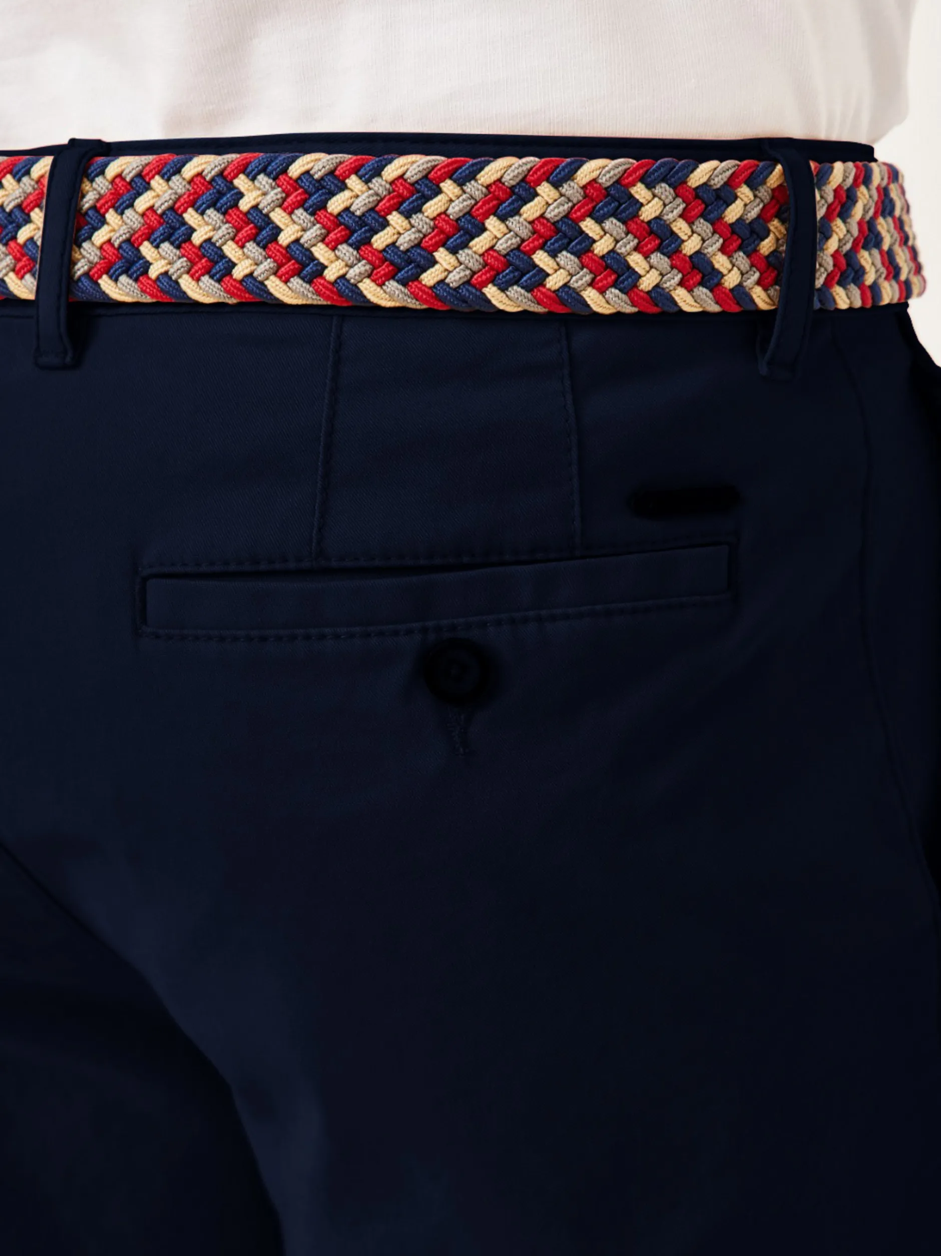 Redpoint Herren Bermuda - SURREY Slim Fit in marine
