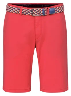 Redpoint Herren Bermuda - SURREY Slim Fit in rot