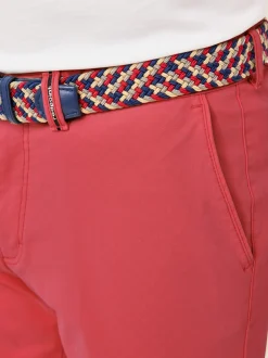 Redpoint Herren Bermuda - SURREY Slim Fit in rot