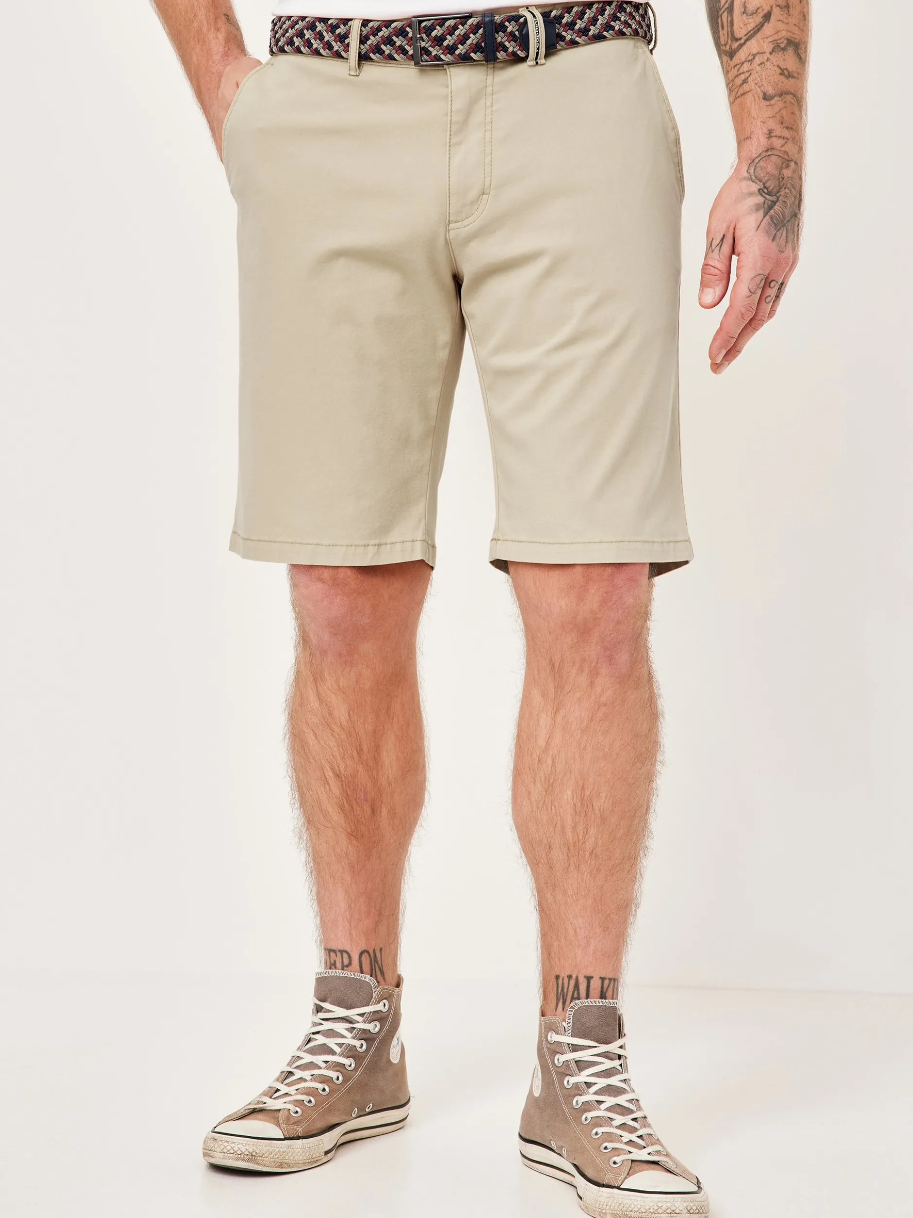 Redpoint Herren Bermuda - SURREY Slim Fit in beige