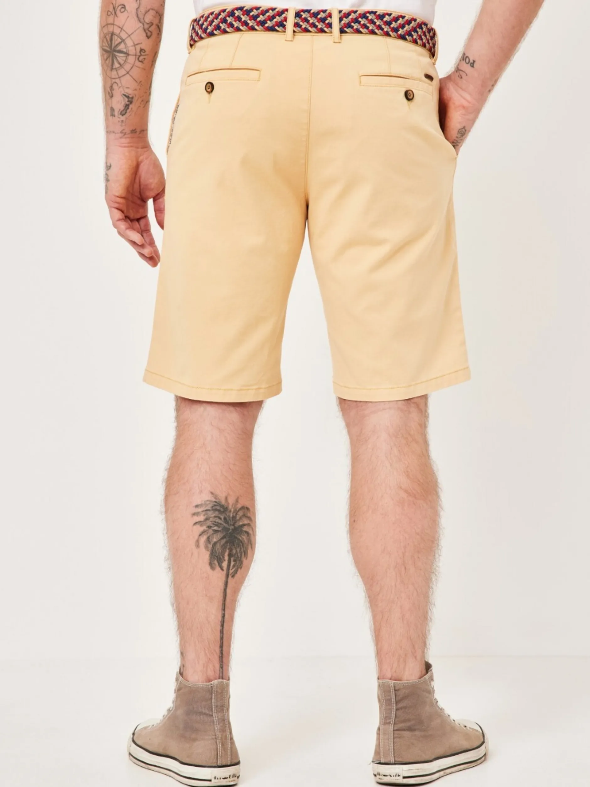 Redpoint Herren Bermuda - SURREY Slim Fit in gelb
