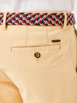 Redpoint Herren Bermuda - SURREY Slim Fit in gelb