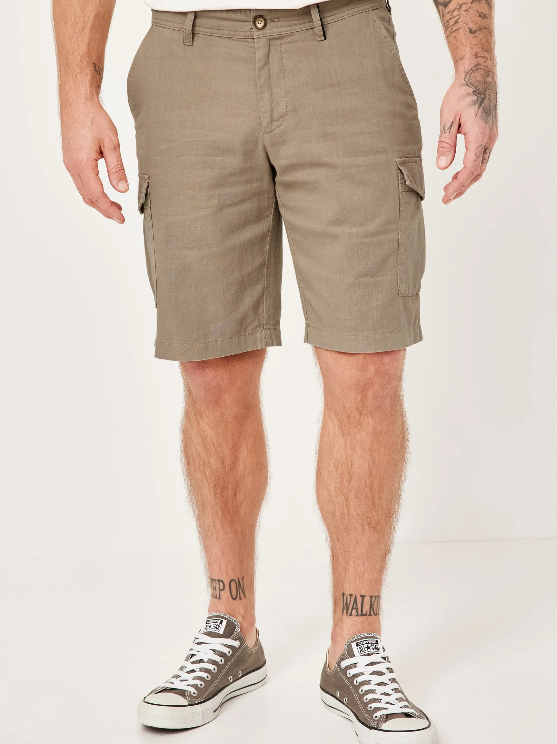 Redpoint Herren Cargobermuda - VANCOUVER Regular Fit in beige