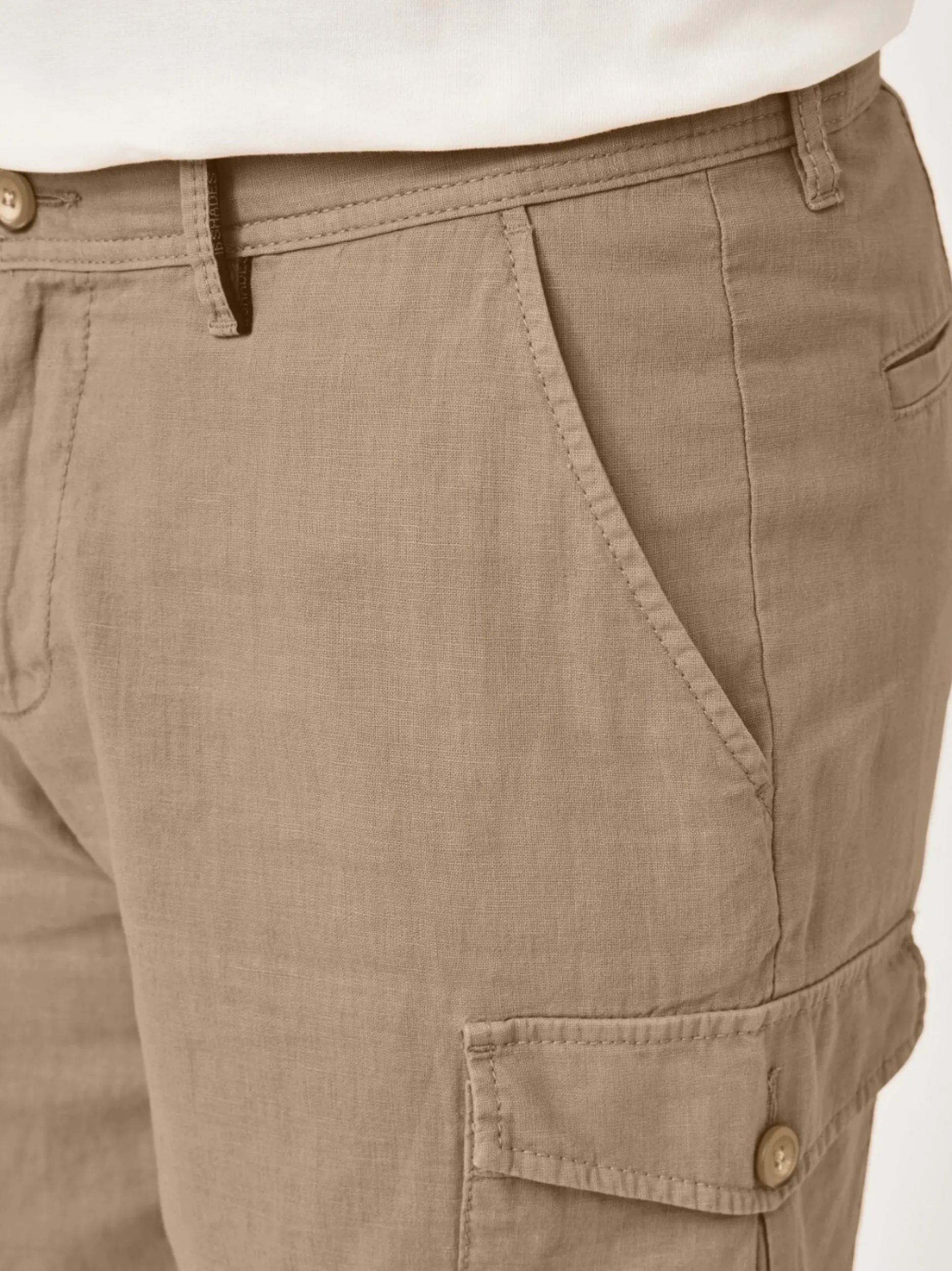Redpoint Herren Cargobermuda - VANCOUVER Regular Fit in beige