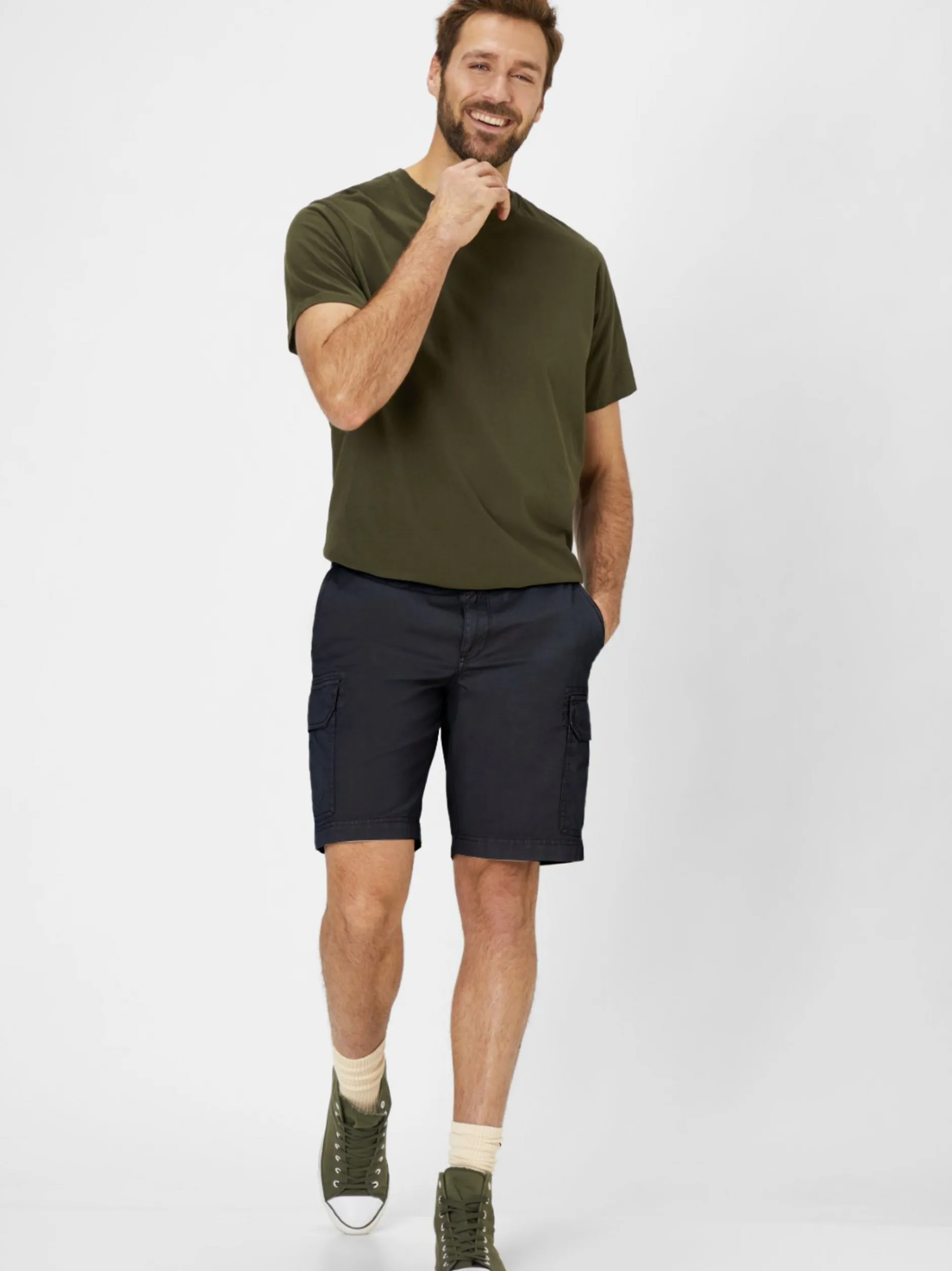 Redpoint Herren Cargohose - CALGARY Comfort Fit in marine
