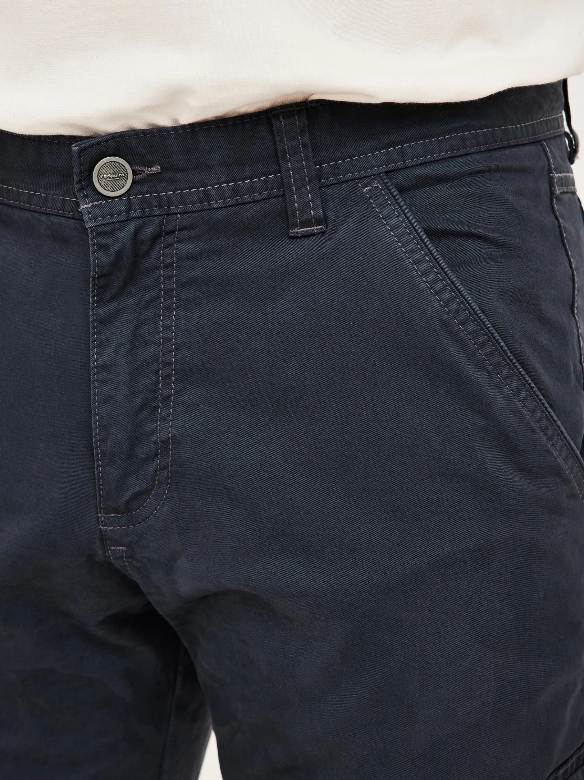 Redpoint Herren Cargohose - MONCTON Straight Fit in marine