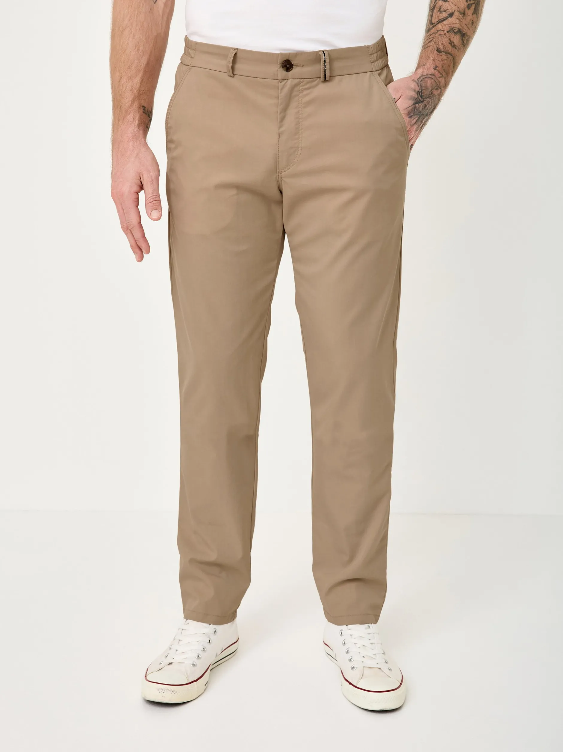 Redpoint Herren Chino - HALIFAX Slim Fit in beige