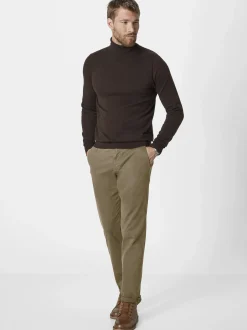 Redpoint Herren Chino - Jasper Slim Fit in taupe