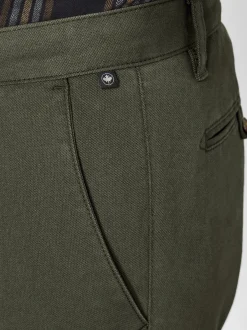 Redpoint Herren Chino - Jasper Slim Fit in oliv