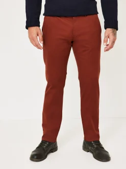 Redpoint Herren Chino - JASPER Slim Fit in kastanie