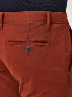 Redpoint Herren Chino - JASPER Slim Fit in kastanie