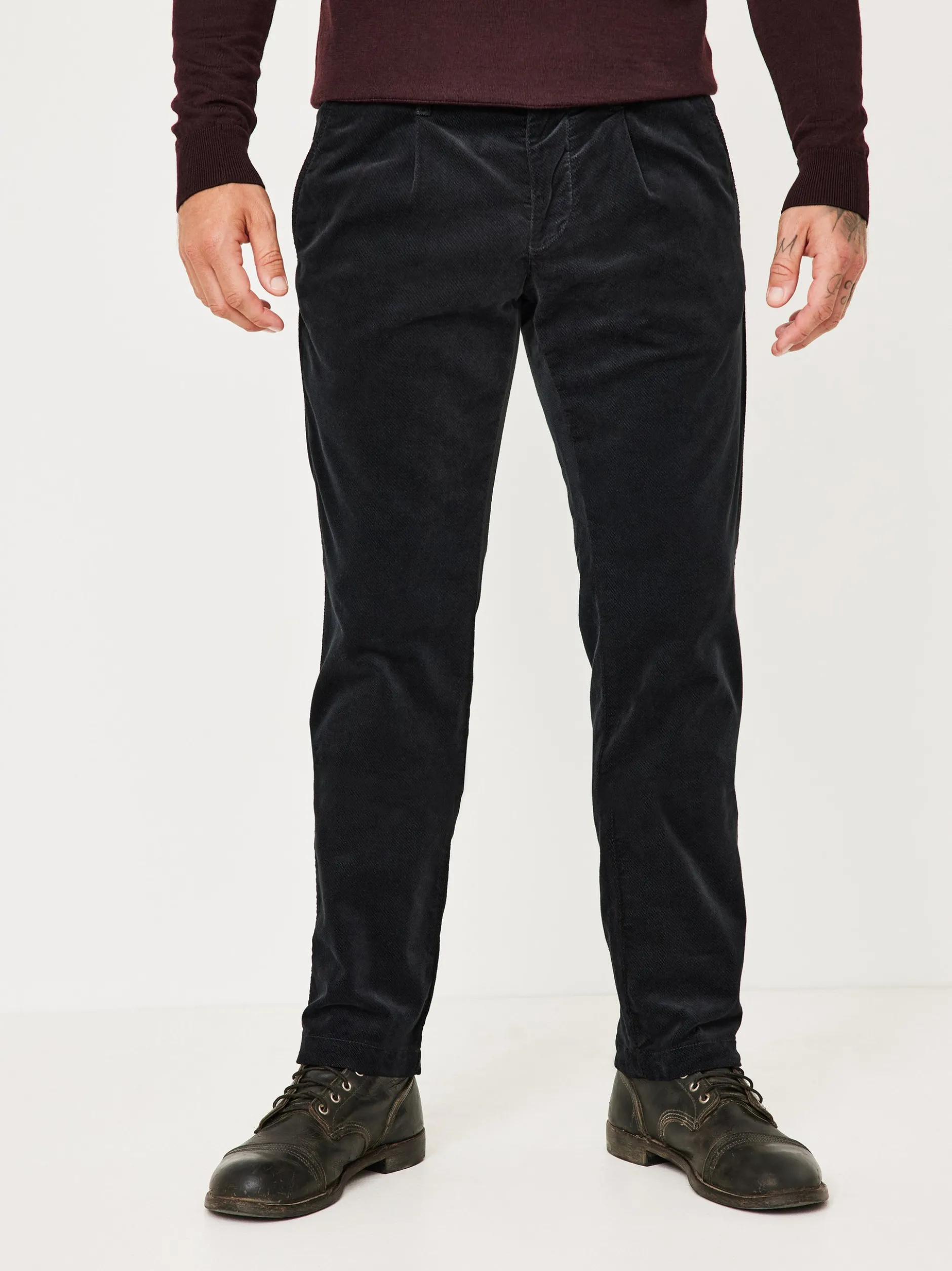 Redpoint Herren Chino - JASPER Slim Fit in schwarz