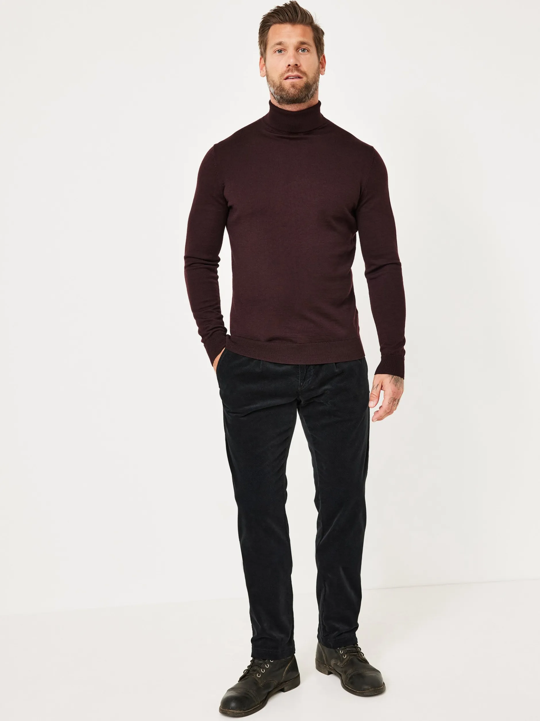 Redpoint Herren Chino - JASPER Slim Fit in schwarz