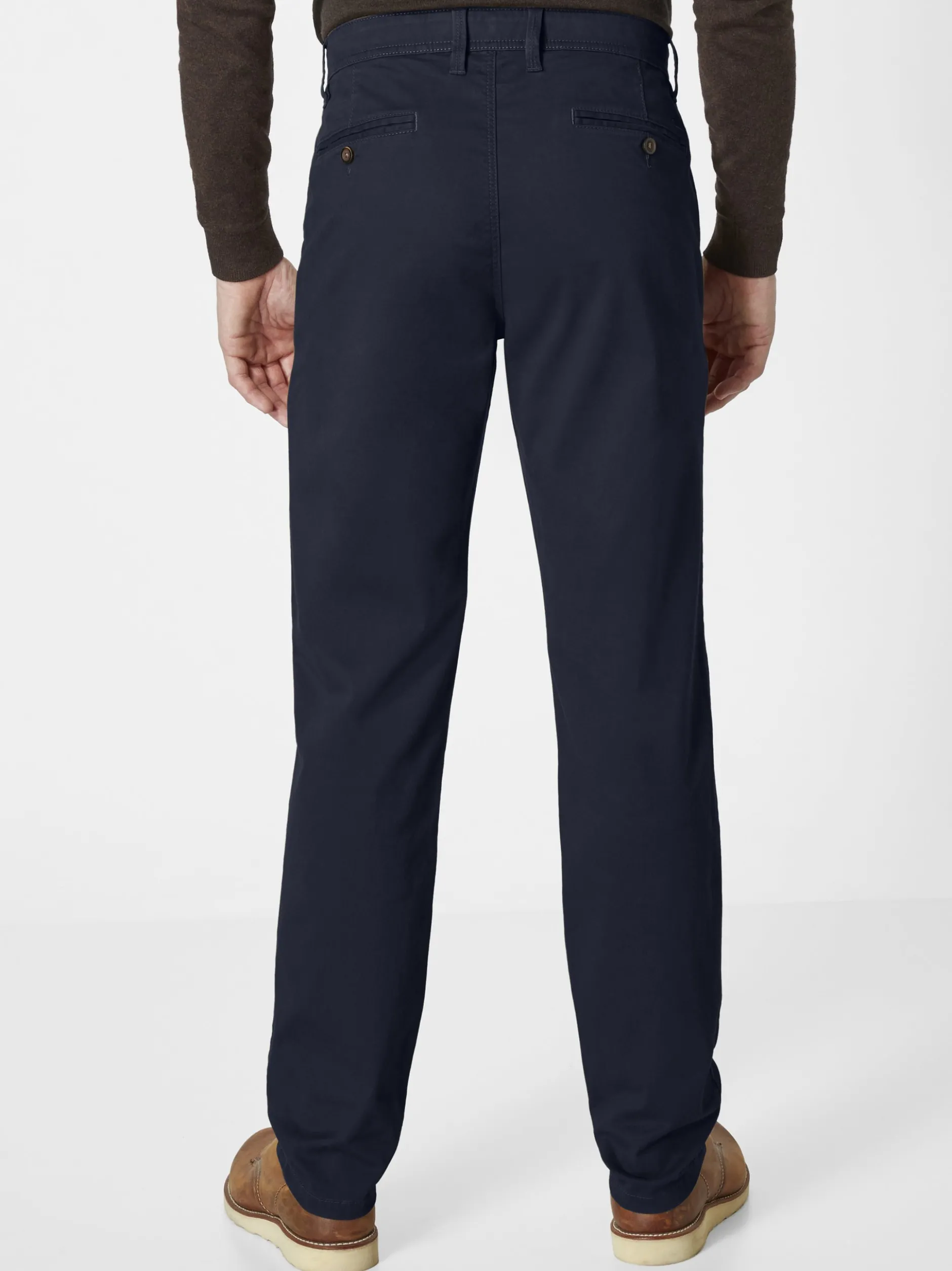 Redpoint Herren Chino - ODESSA Straight Fit in marine