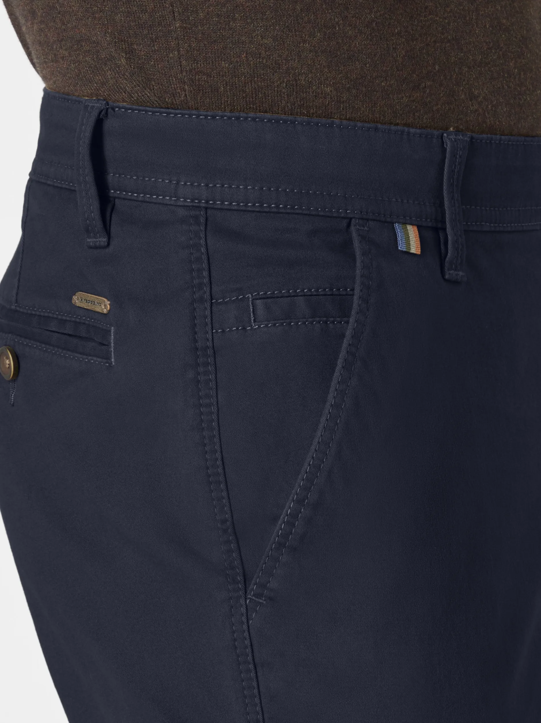 Redpoint Herren Chino - ODESSA Straight Fit in marine