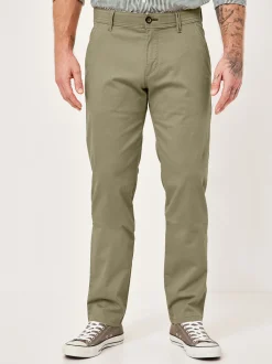 Redpoint Herren Chino - ODESSA Straight Fit in oliv