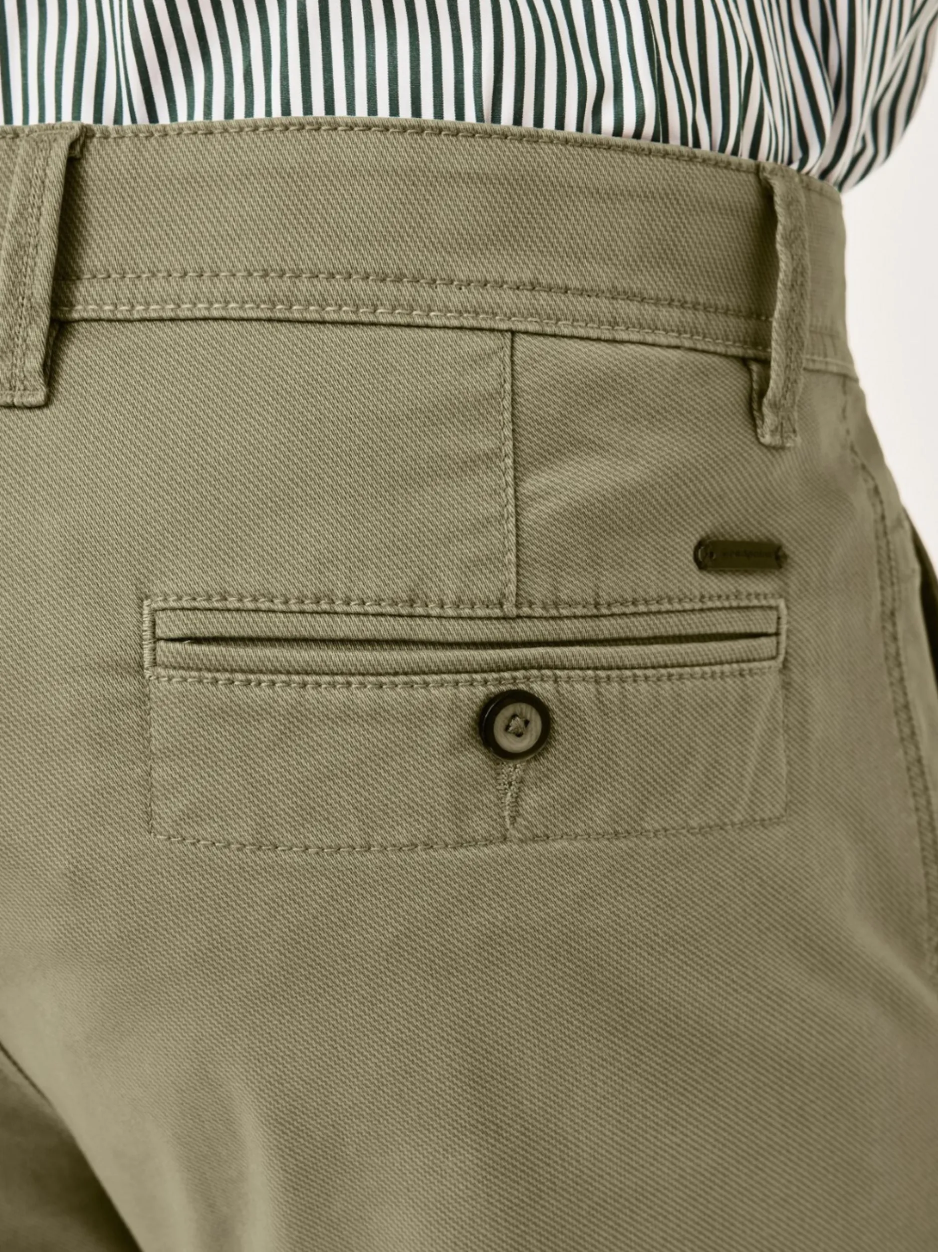 Redpoint Herren Chino - ODESSA Straight Fit in oliv