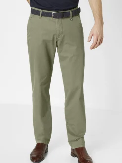 Redpoint Herren Chino - ODESSA Straight Fit in oliv