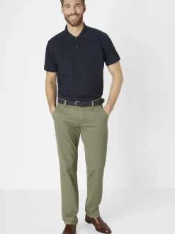 Redpoint Herren Chino - ODESSA Straight Fit in oliv
