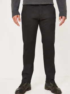 Redpoint Herren Chino - ODESSA Straight Fit in anthrazit
