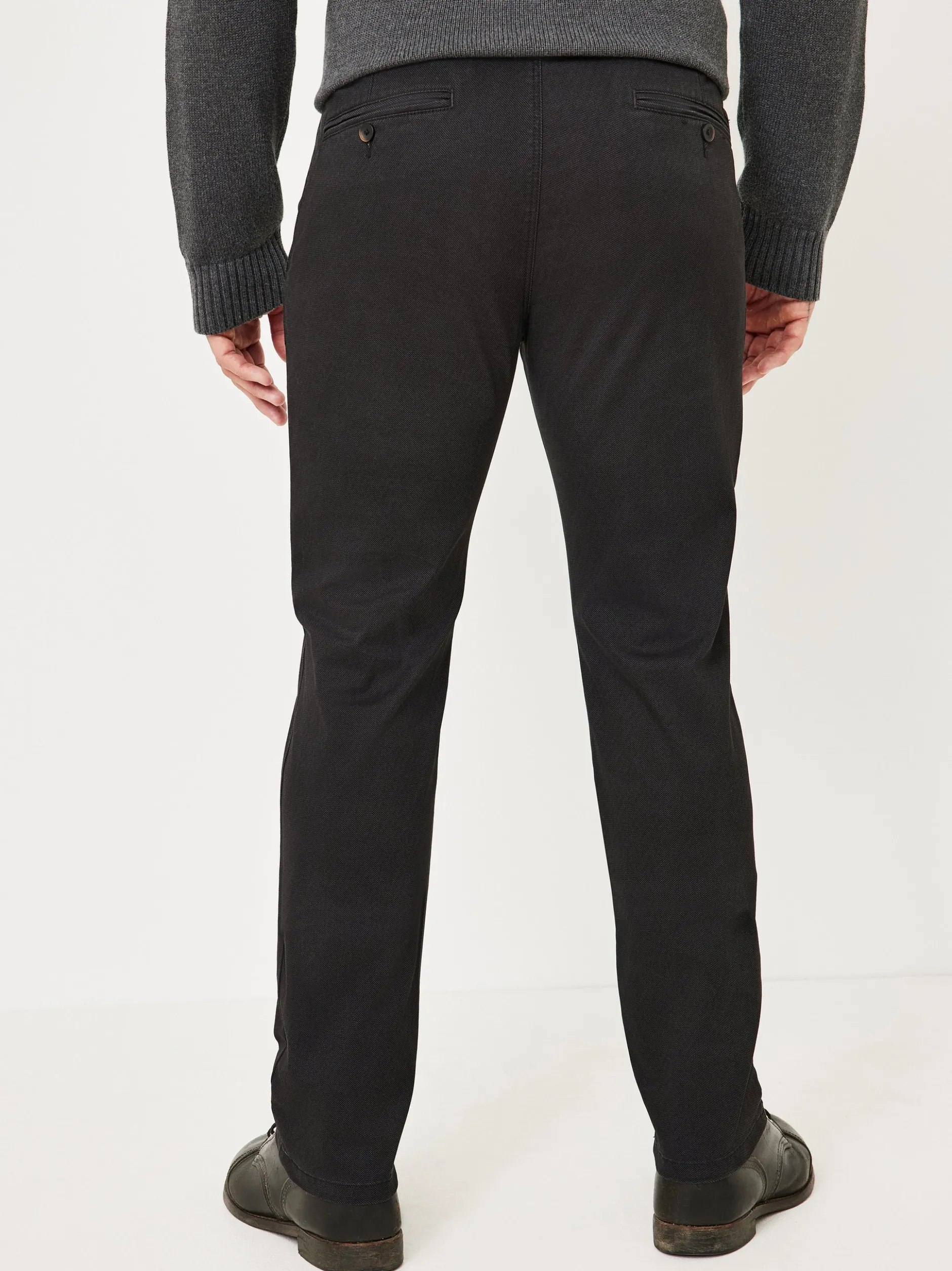 Redpoint Herren Chino - ODESSA Straight Fit in anthrazit
