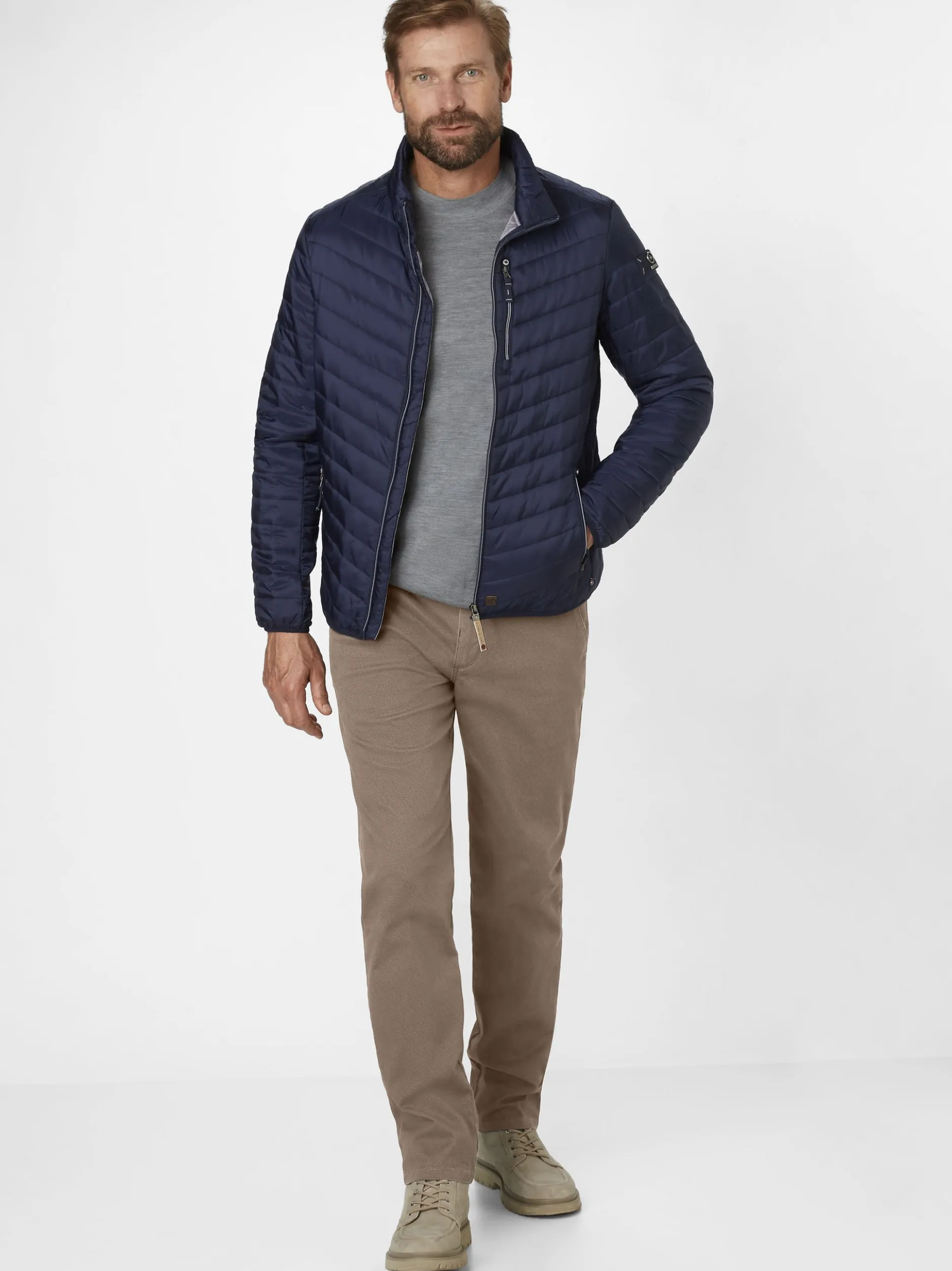 Redpoint Herren Chino - ODESSA Regular Fit in braun