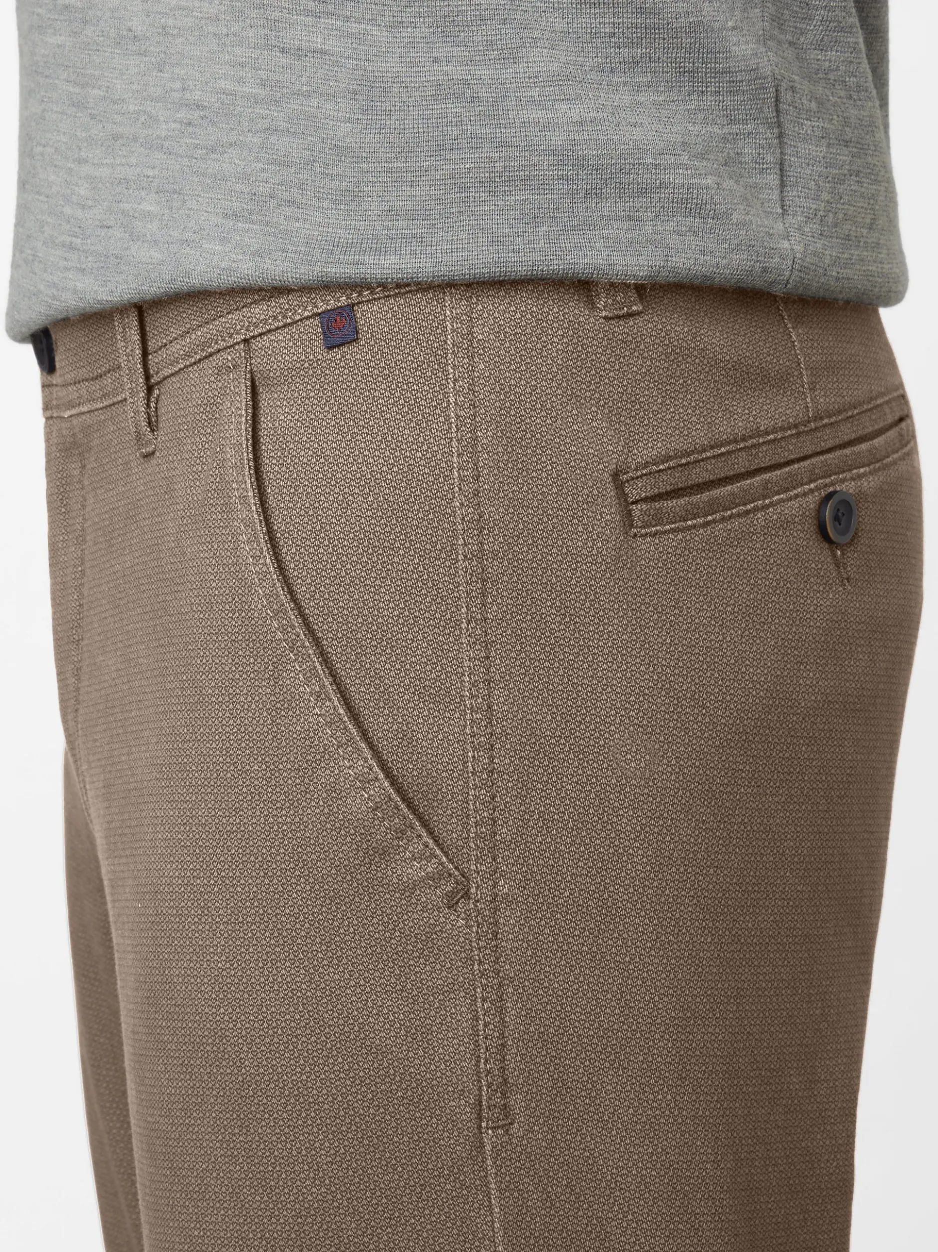 Redpoint Herren Chino - ODESSA Regular Fit in braun