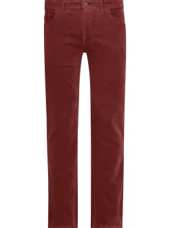 Redpoint Herren Cordhose - MILTON Straight Fit in kastanie