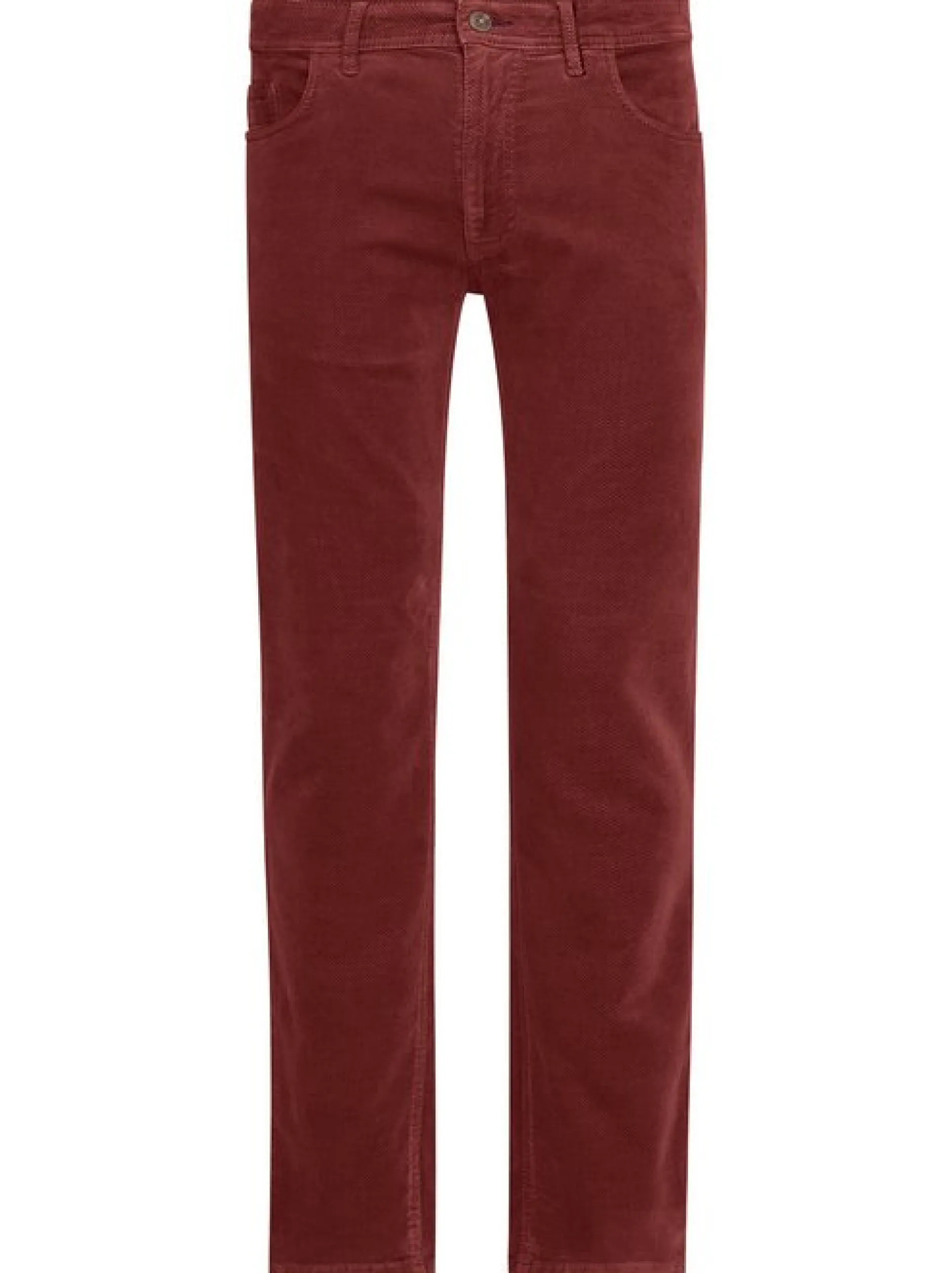 Redpoint Herren Cordhose - MILTON Straight Fit in kastanie
