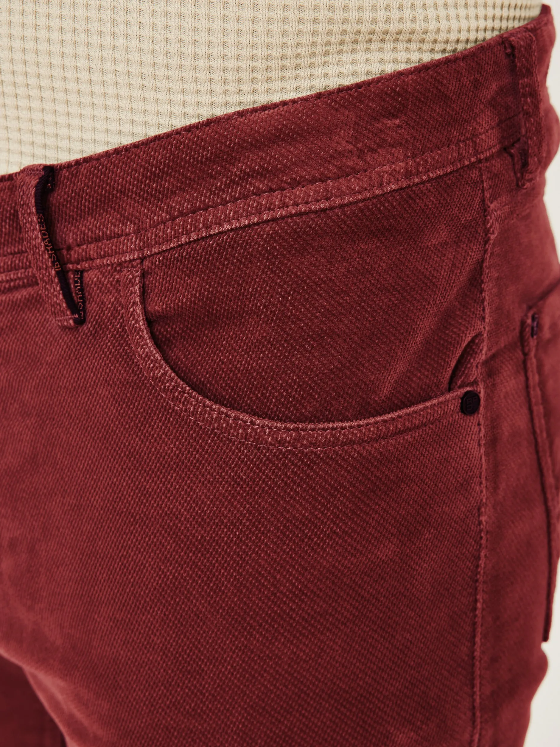 Redpoint Herren Cordhose - MILTON Straight Fit in kastanie
