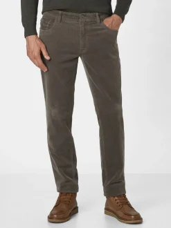 Redpoint Herren Cordhose - MILTON Regular Fit in grau
