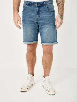 Redpoint Herren Jeansshorts - SHERBROOKE in light stone
