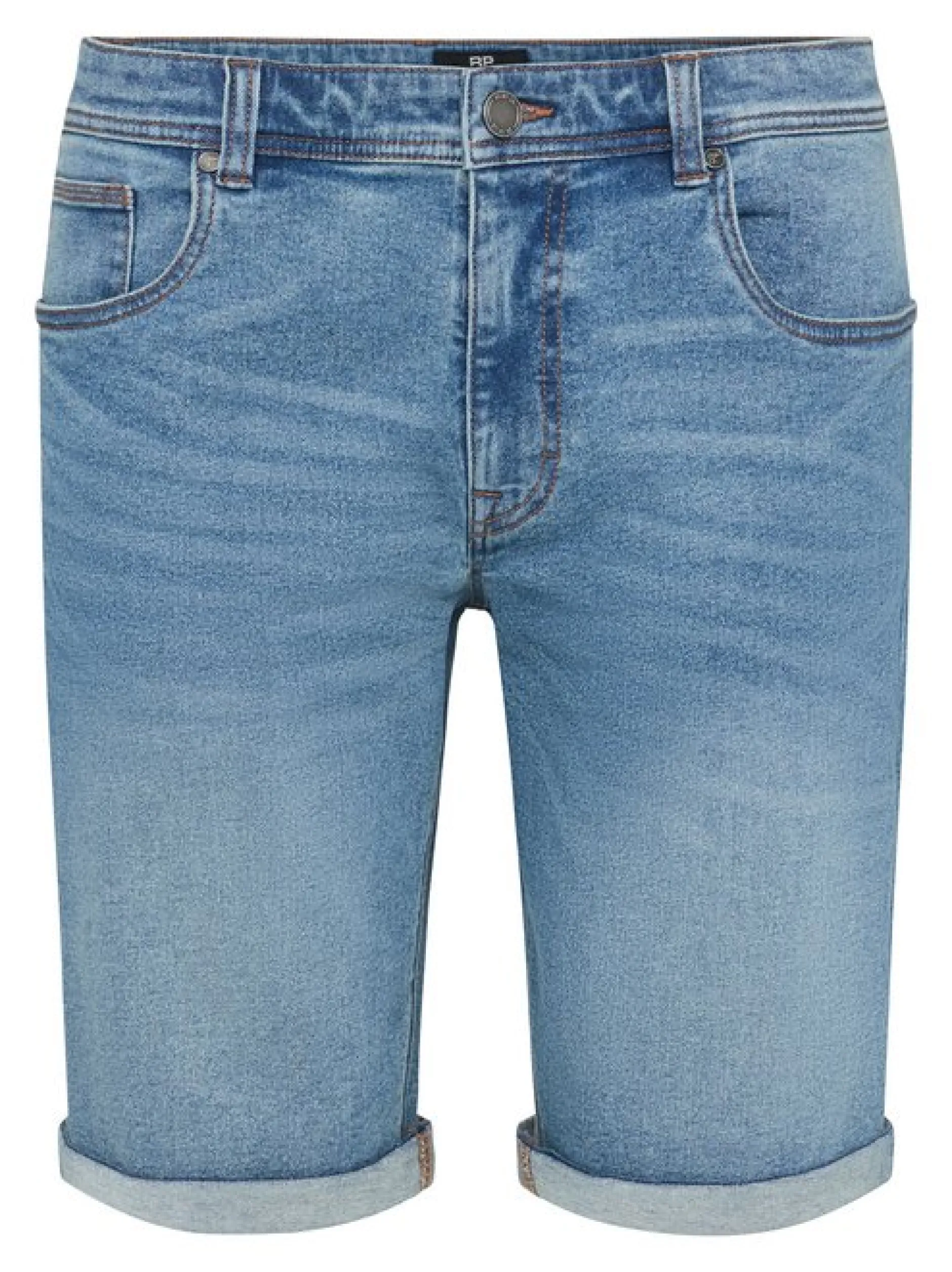 Redpoint Herren Jeansshorts - SHERBROOKE in light stone