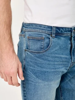 Redpoint Herren Jeansshorts - SHERBROOKE in light stone