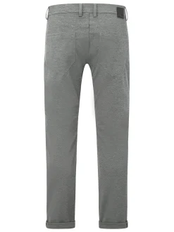 Redpoint Herren 5-Pocket Hose - Kanata Slim Fit in grau